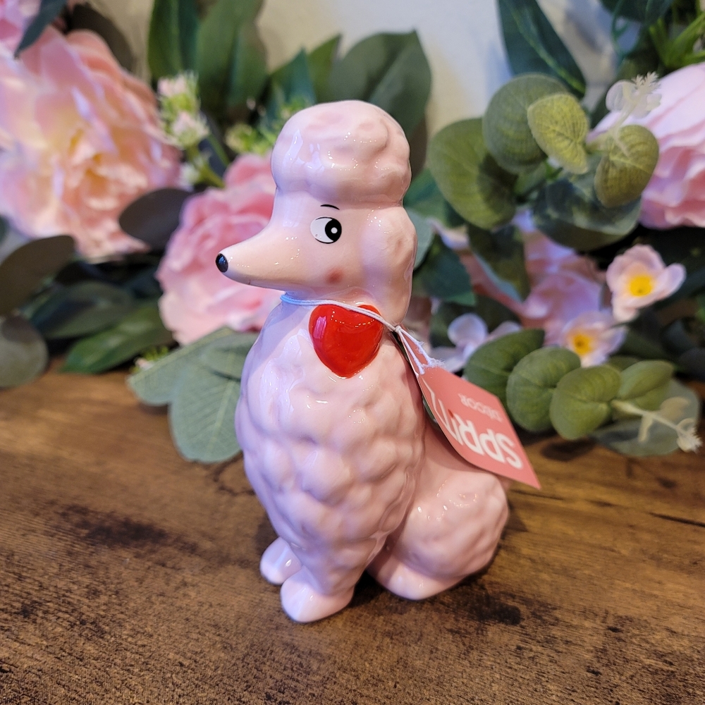 Valentine Ceramic Poodle Figurine Pink - Spritz - Picture 3 of 6